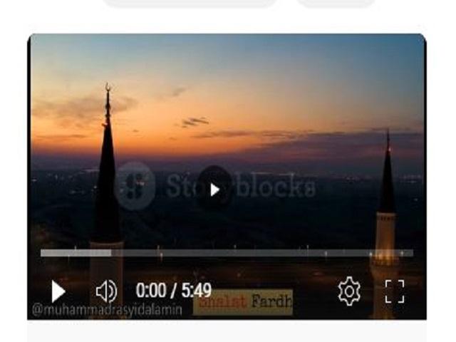 <center>Shalat Fardhu 5 Waktu</center> video