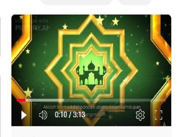 <center>Hakikat Aqidah Islam</center> video